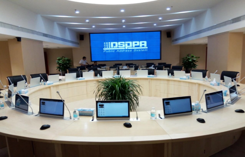 Paperless Conference System para sa Government Conference Room sa Dongguan.