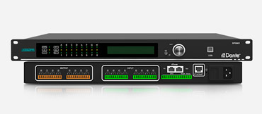 8 Channels Conference Audio Processor na may 4x4 Dante