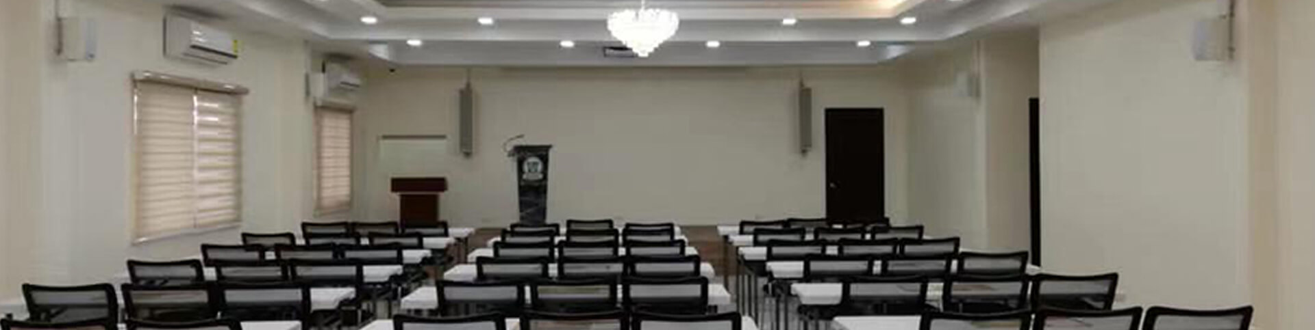 Sistema ng Pagpapatibay ng tunog para sa Pilipinas Social Hall.
