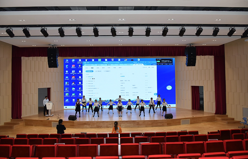 Propesyonal na Sistema ng Pagpapatibay ng Tunog para sa Guangzhou Peiwen Foreign Language School ng Guangzhou Peiwen