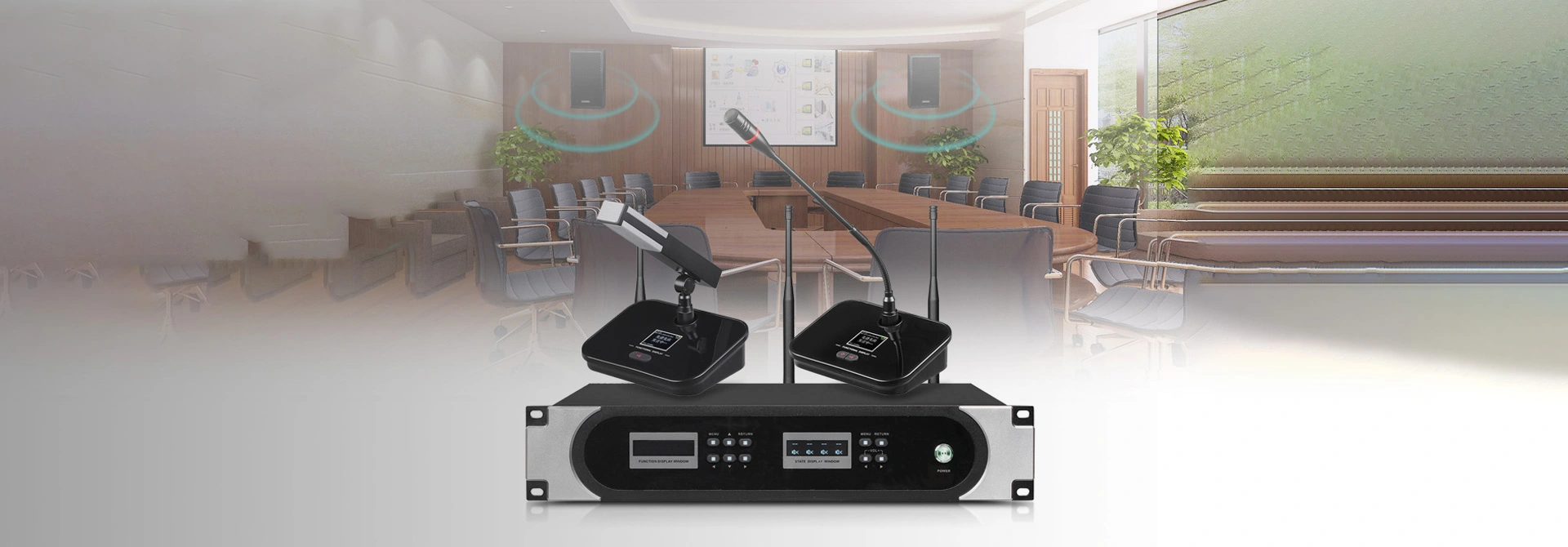 UHF Wireless Conference System Solution para sa Conference Room DW9866