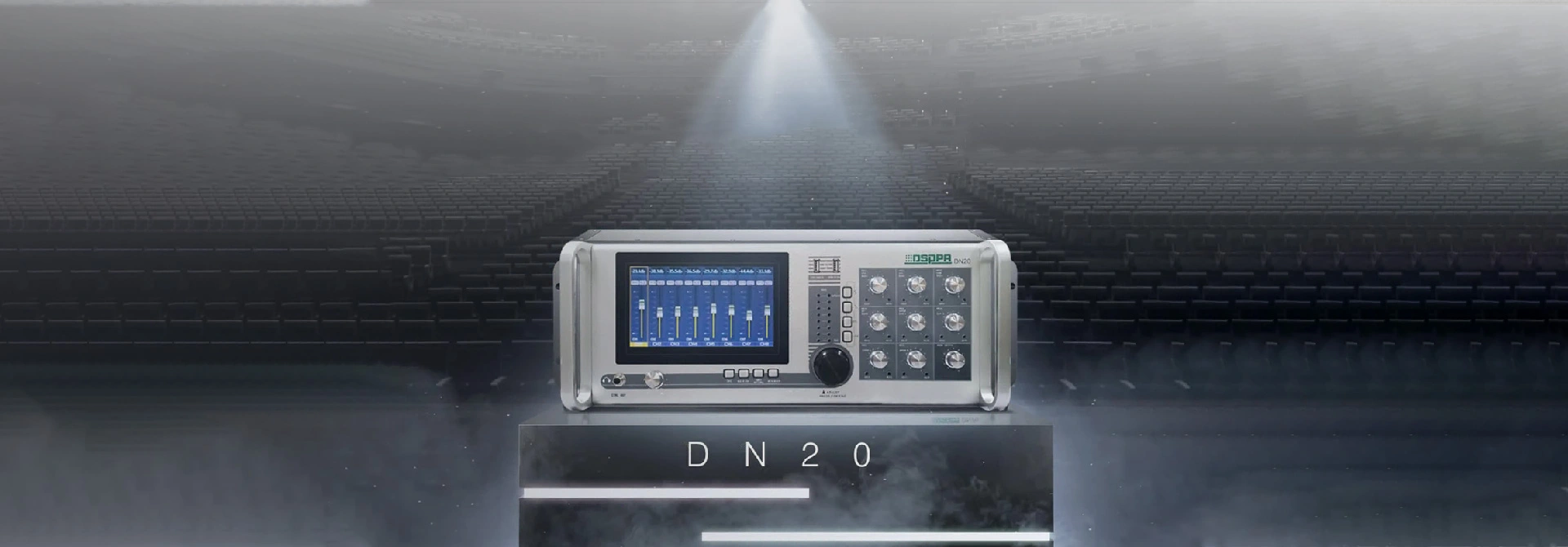 20 Channels na naka-mount na Digital Mixing Console Solution para sa Conference DN20