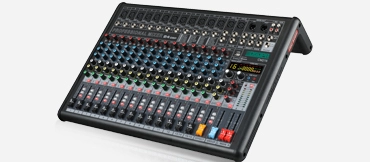 2 Group 16 Channels Input Mixer na may Rach Mounted