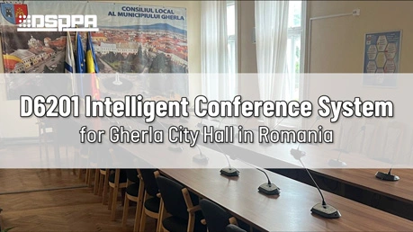Audio Conference System para sa Gherla City Hall, Romania,