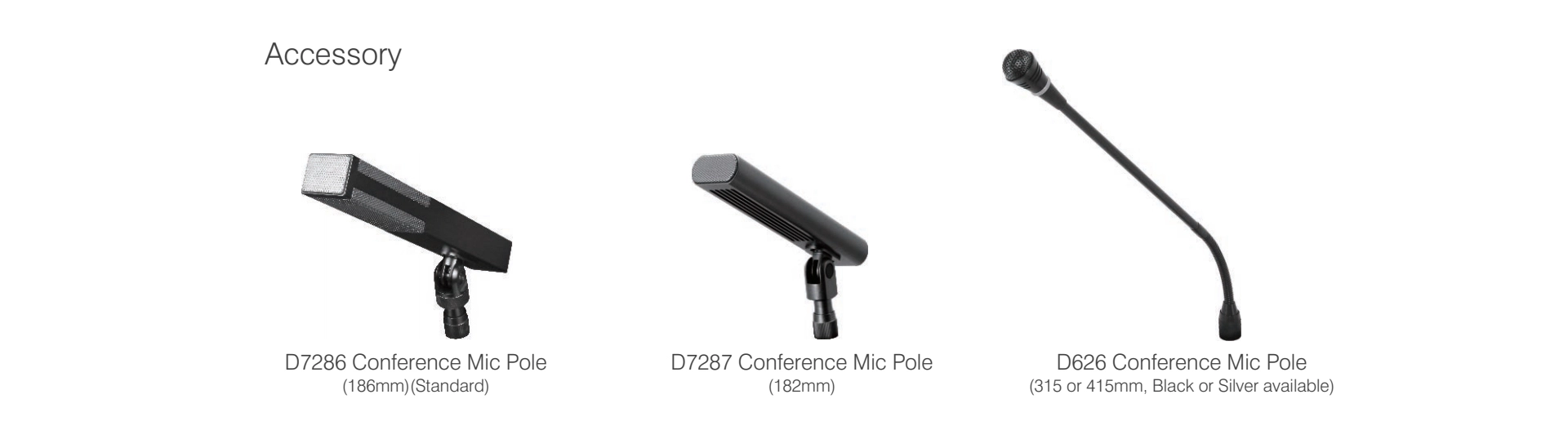 IP Audio Conference System Mic Pole