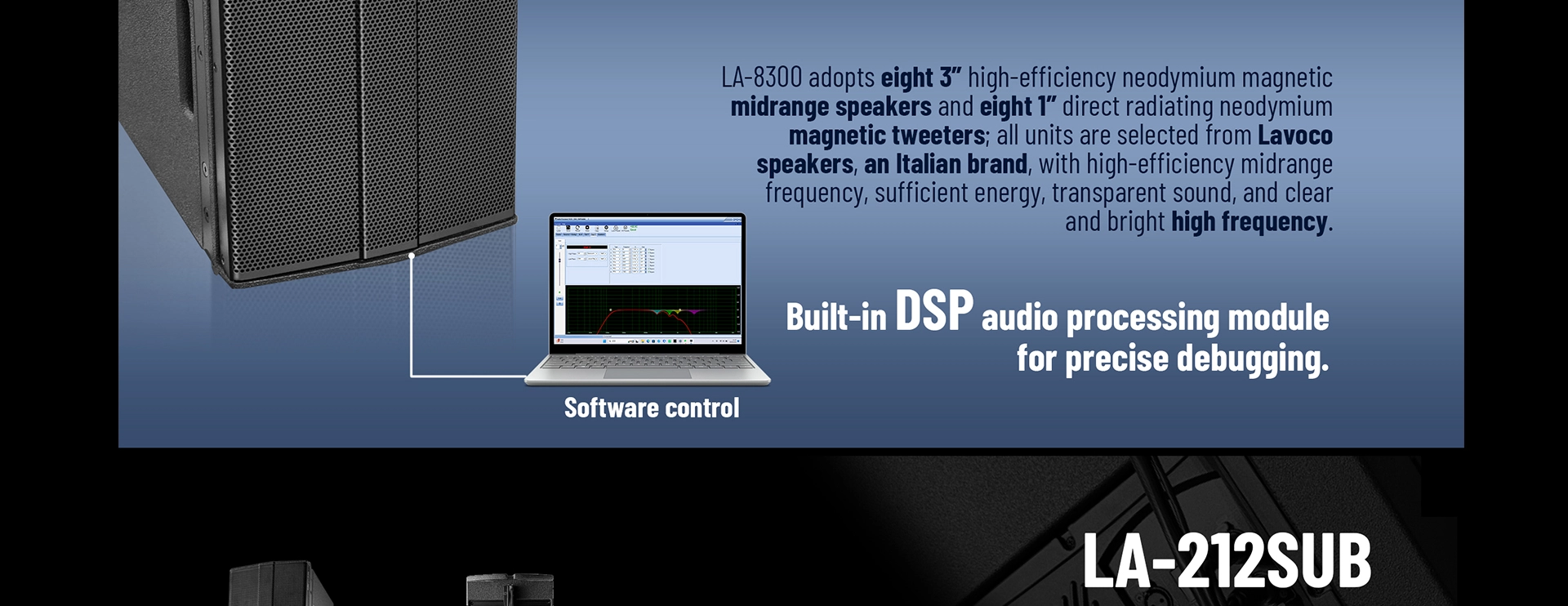 Propesyonal na Aktibong Line Array Loudspeaker System