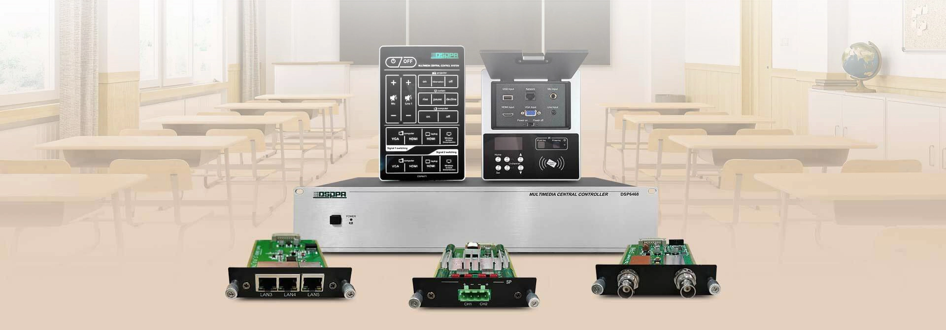 Multimedia Teaching Central Control System Solution para sa Paaralan