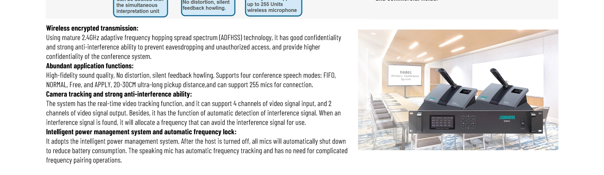 Wireless Microphone Directive Antenna