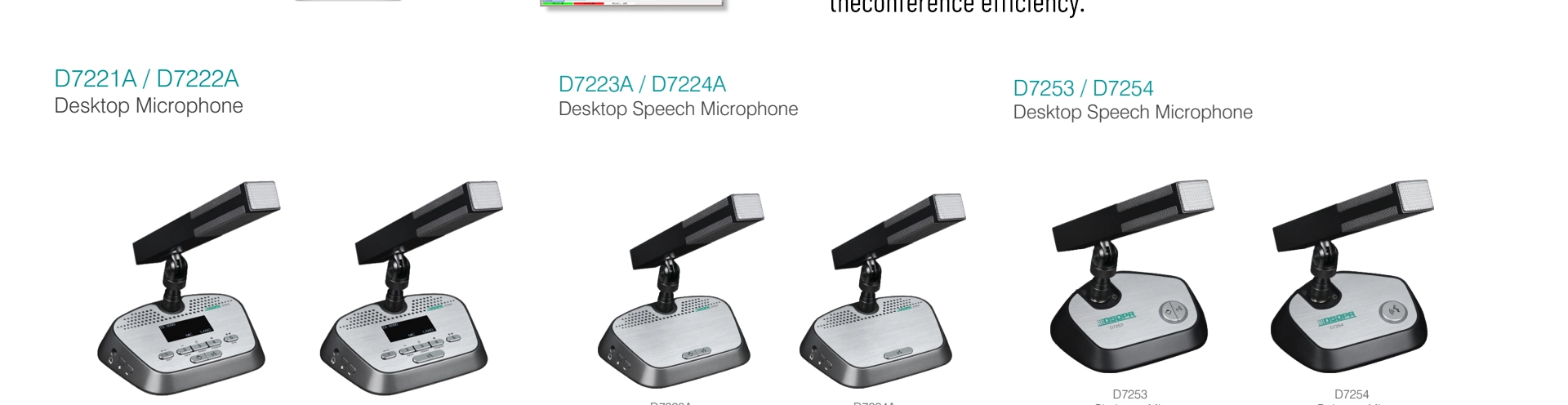 Economic Full Digital Conference System Delegate MIC Unit