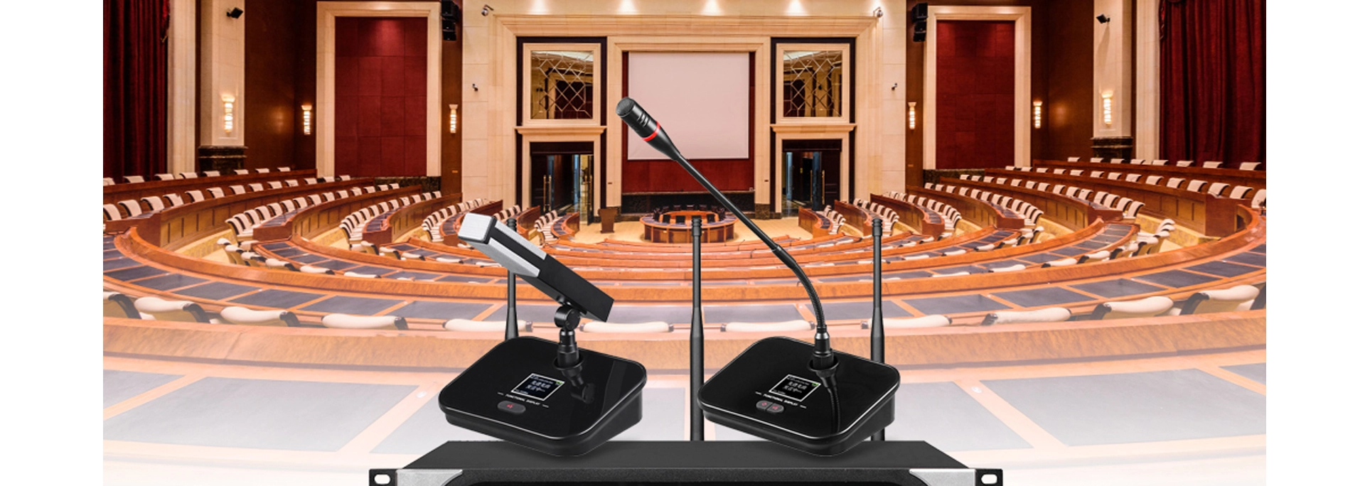 UHF Wireless Delegate Meeting Microphone (Gooseneck)