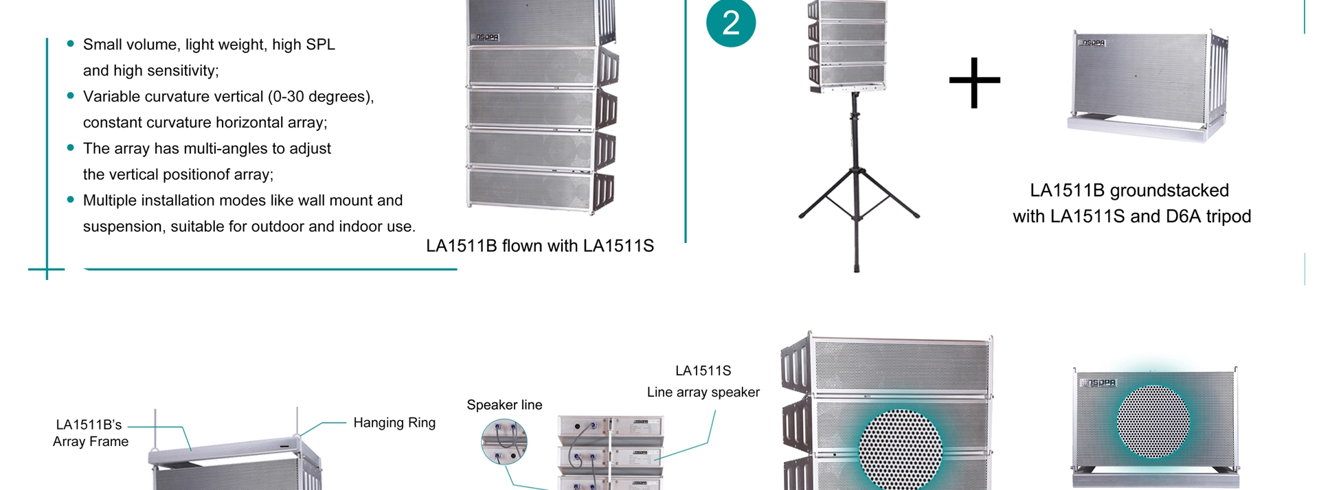 300W Mini Array Speaker