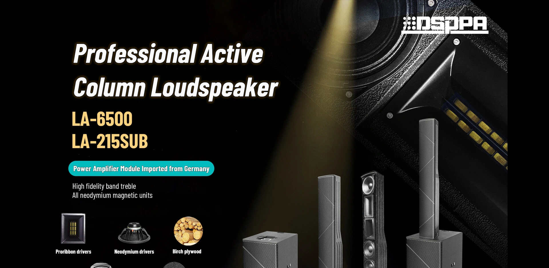 Portable Active Line Array System