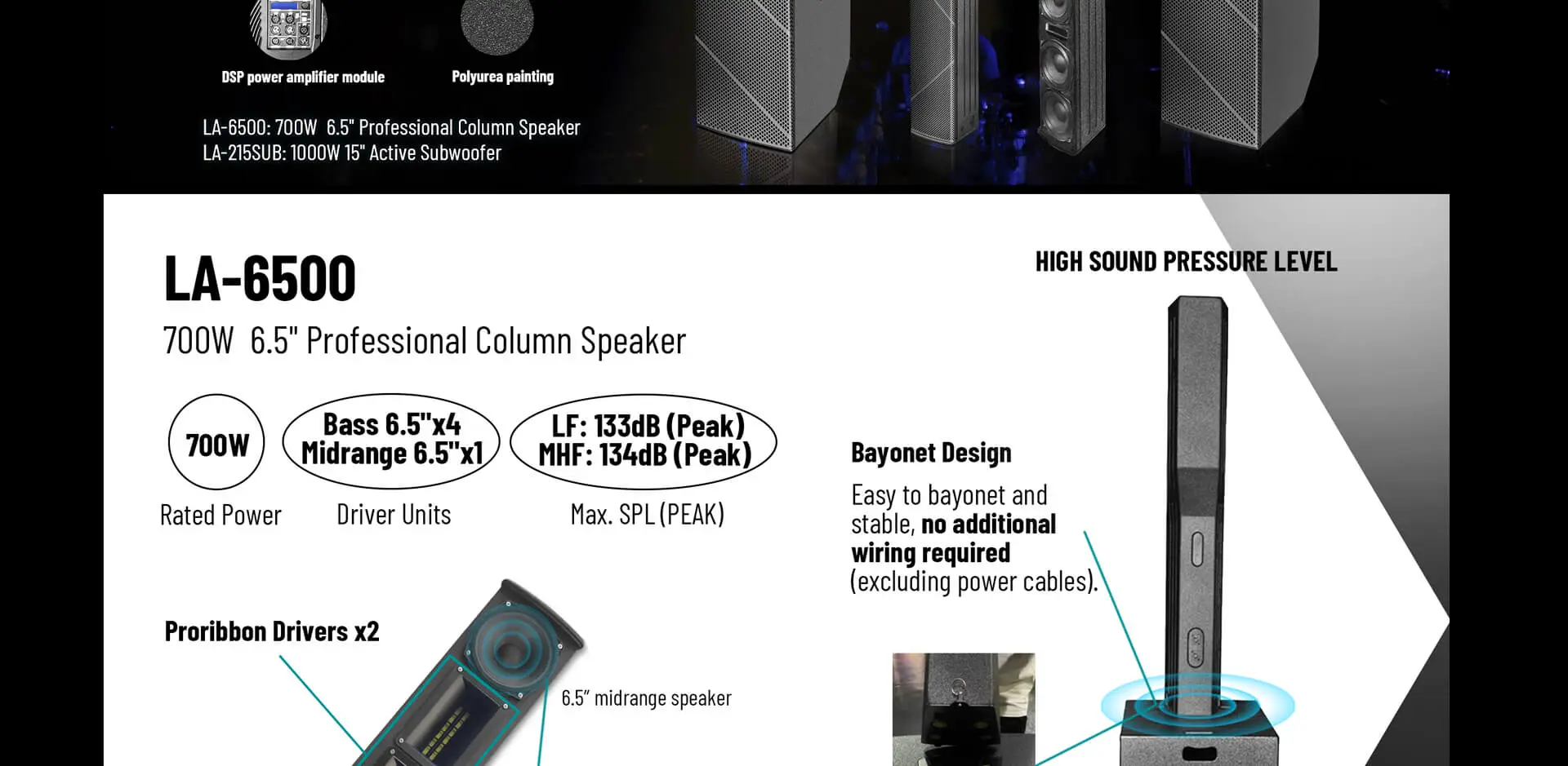 Portable Active Line Array System