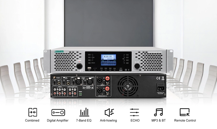 Conference Digital Mixer Amplifier Solution para sa Maliit at Medium-Sized Conference Rom