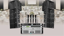 Double 10 Array Full Range Speaker ProAV Sound System for Huge Banquets LA1420 & LA1420S - 翻译中...