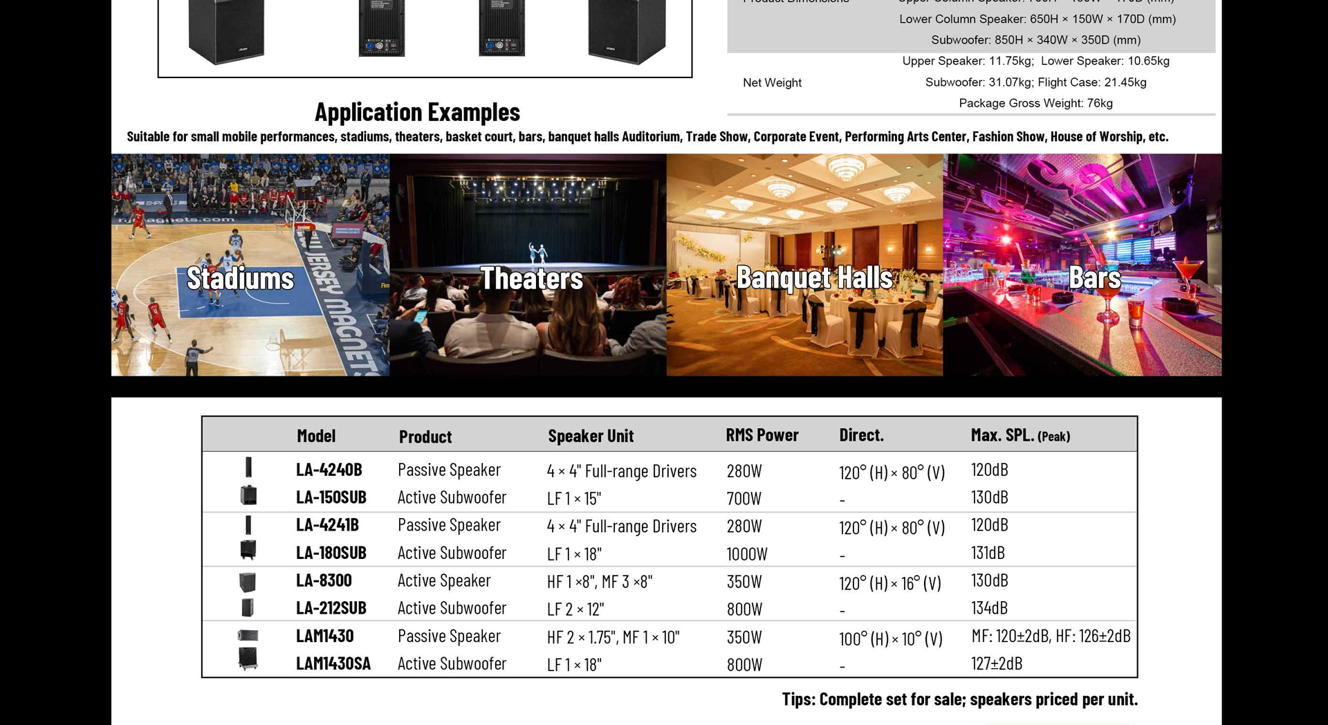3200W Professional Active Line Array Speaker System