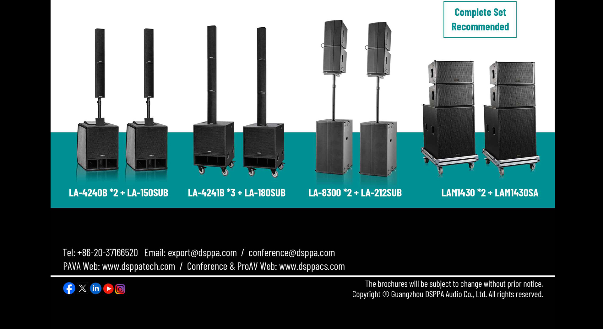 3200W Professional Active Line Array Speaker System