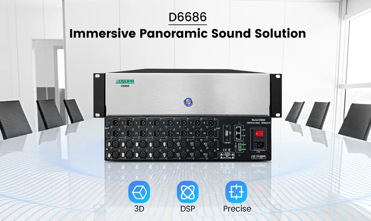 Immersive Panoramic Audio System Solution For Conference Hall and Lecture Hall D6686 - 翻译中...