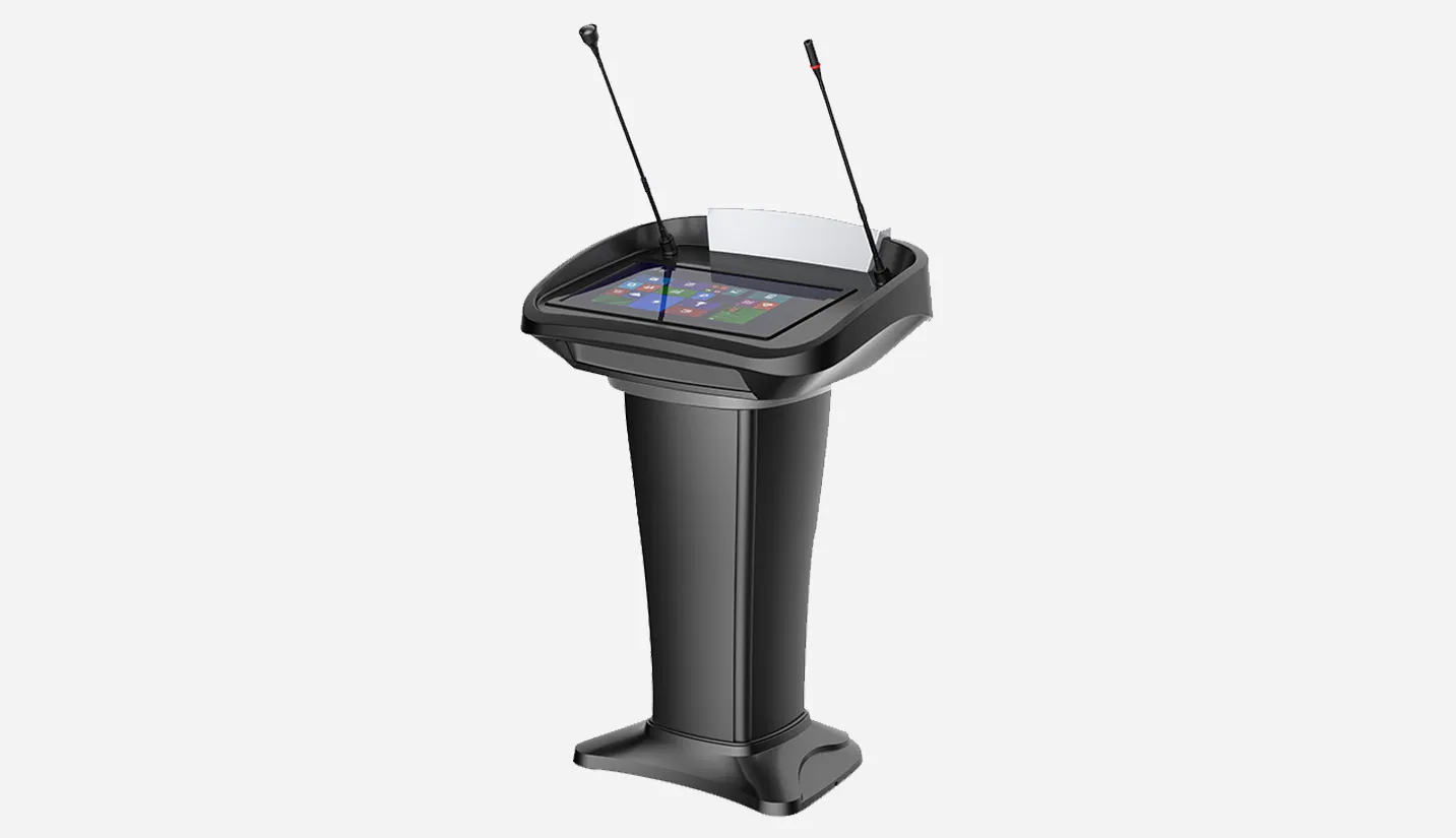 Smart Digital Podium with 21.5'' Touch Screen | Interactive Multimedia Lectern - 翻译中...