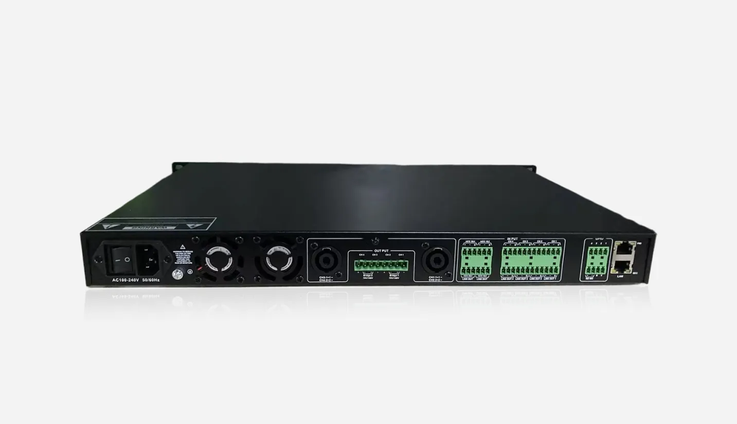 Multi-Function Network DSP Digital Power Amplifier - 翻译中...