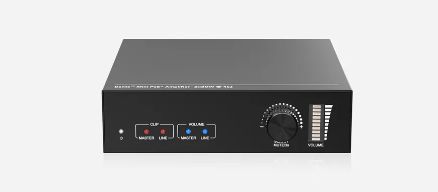 2x30@4Ω Mini Dante Amplifier - 翻译中...