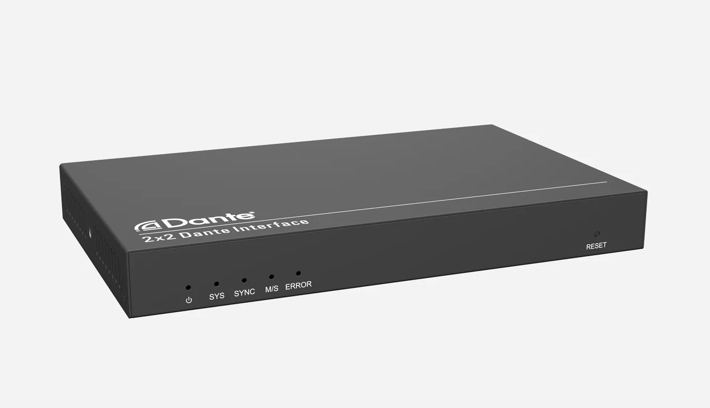 Surface Mount 2×2 Dante  /  AES67 Interface - 翻译中...