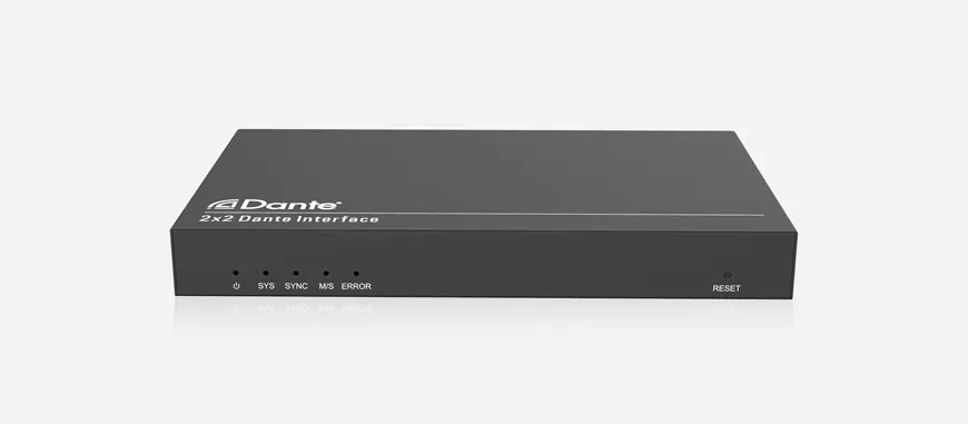 Surface Mount 2×2 Dante  /  AES67 Interface - 翻译中...