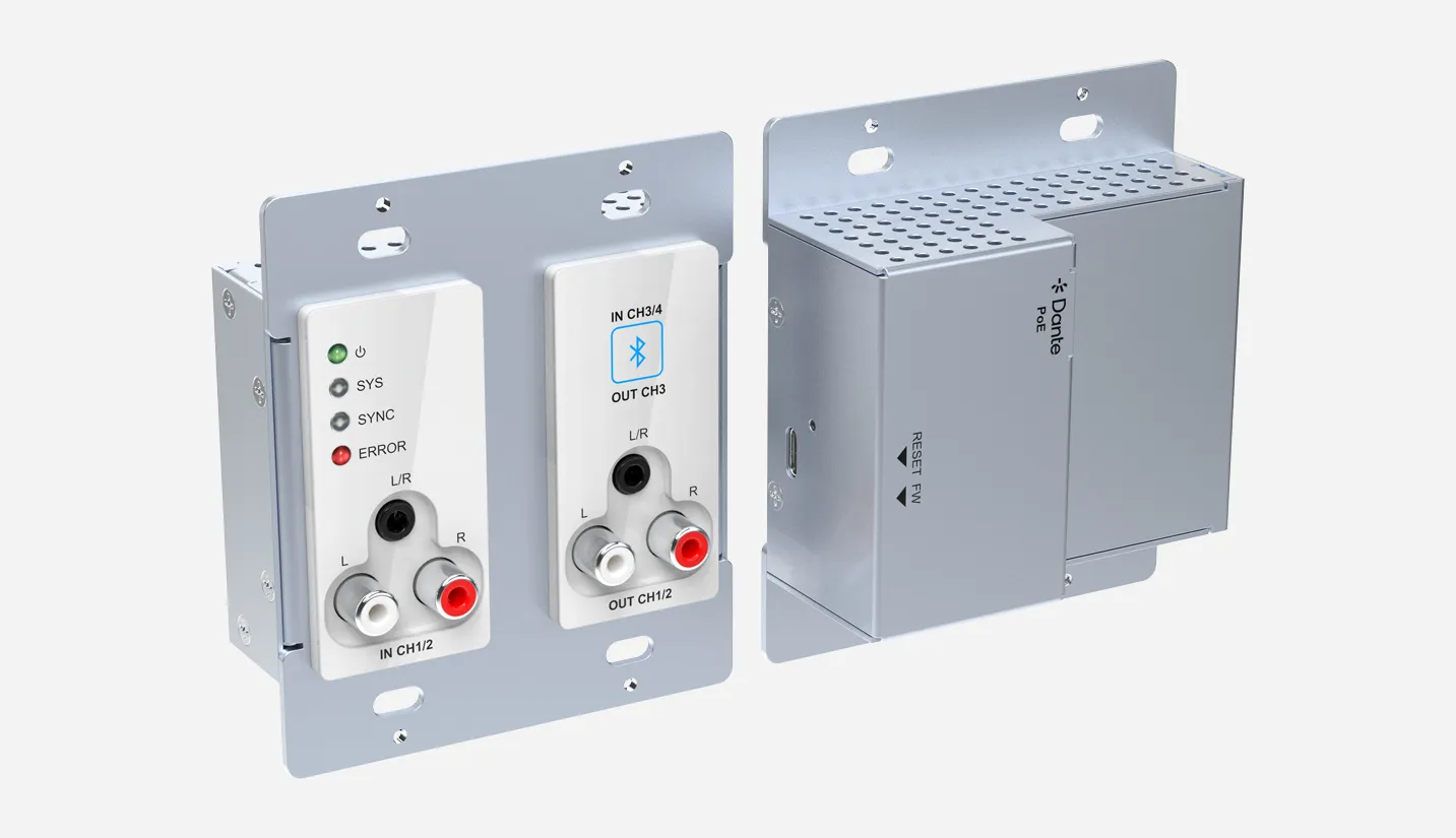 4×3 Bluetooth Panel with Dante AES67 - 翻译中...